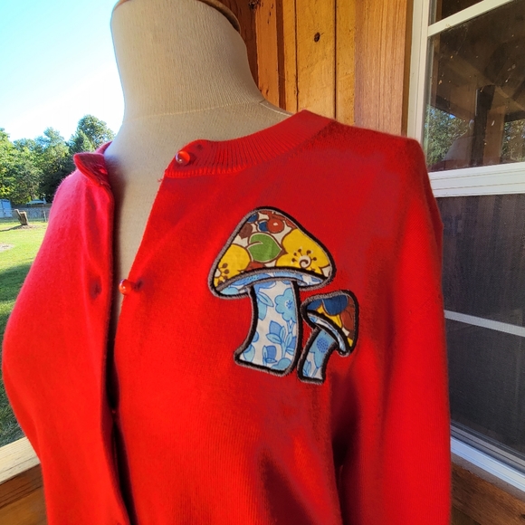 Cielo Sweaters - Mushroom cardigan sweater 3x